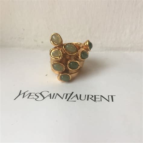 true vintage ysl ring|ysl fashion jewelry.